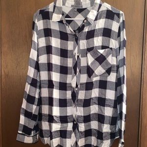plaid button up